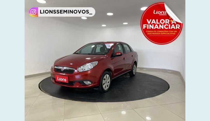 FIAT GRAND SIENA EVO ATTRACTIVE 1.4 8V FLEX MANUAL 4P - VERMELHO - 2016 Foto 1 (Grande)