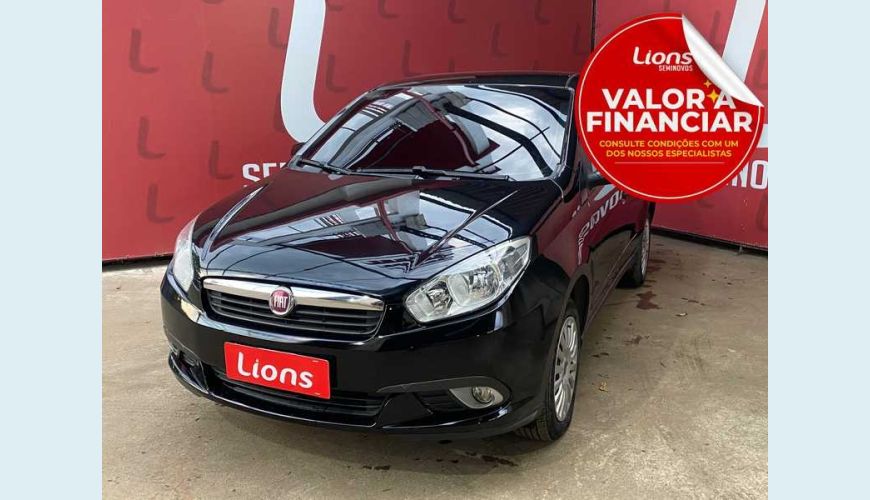FIAT GRAND SIENA EVO ATTRACTIVE 1.4 8V FLEX MANUAL 4P - PRETO - 2015 Foto 1 (Grande)