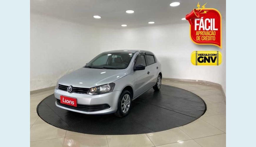 VOLKSWAGEN GOL TEC TRACK 1.0 FLEX MANUAL 4P - PRATA - 2014 Foto 1 (Grande)