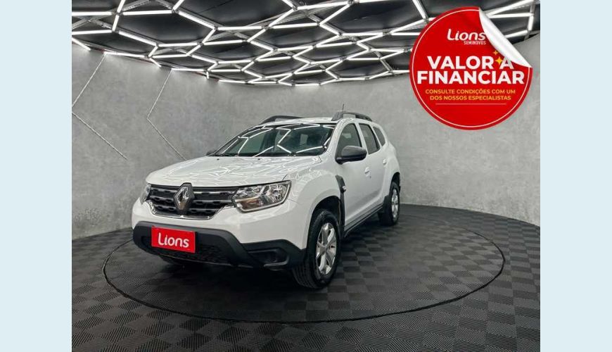 RENAULT DUSTER ZEN 1.6 16V FLEX MANUAL 4P - BRANCO - 2021 Foto 1 (Grande)