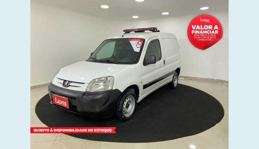 PEUGEOT PARTNER FURGAO 1.6 16V FLEX MANUAL 4P - BRANCO - 2019 Foto 1 (Grande)