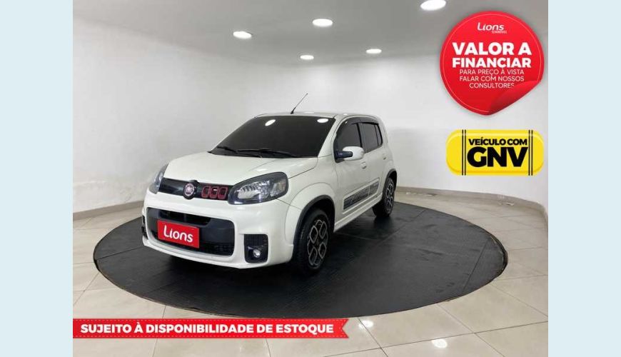 FIAT UNO SPORTING 1.4 8V FLEX MANUAL 4P - BRANCO - 2015 Foto 1 (Grande)