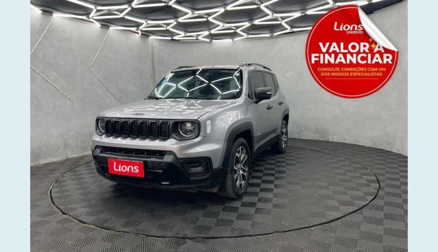 JEEP RENEGADE SPORT T270 1.3 TURBO FLEX AUT. 4P - PRATA - 2023 Foto 1 (Grande)