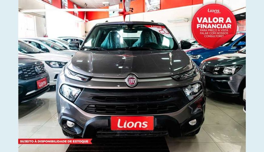 FIAT TORO ENDURANCE 1.8 FLEX MANUAL 4P - CINZA - 2020 Foto 1 (Grande)
