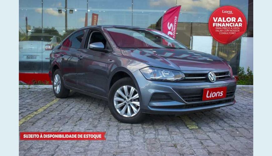 VOLKSWAGEN VIRTUS 1.6 MSI 16V FLEX MANUAL 4P - CINZA - 2019 Foto 1 (Grande)