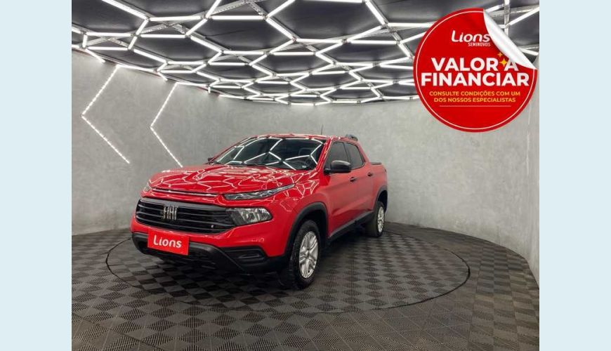 FIAT TORO ENDURANCE 1.3 TURBO FLEX AUT. 4P - VERMELHO - 2022 Foto 1 (Grande)
