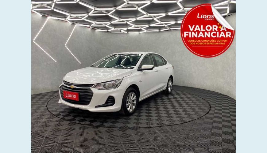 CHEVROLET ONIX PLUS LT 1.0 FLEX MANUAL 4P - BRANCO - 2022 Foto 1 (Grande)