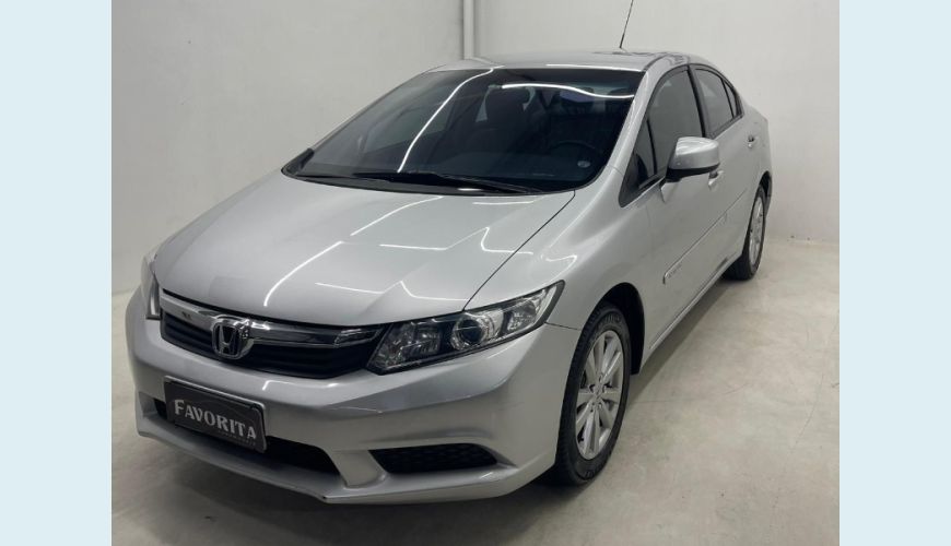 HONDA CIVIC LXS 1.8 FLEX AUT. 4P - PRATA - 2015 Foto 1 (Grande)