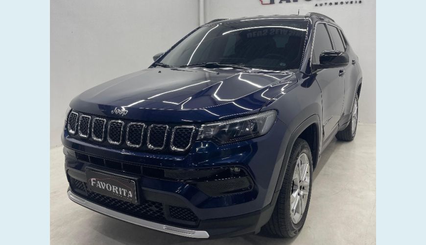 JEEP COMPASS LONG. T270 1.3 FLEX AUT. 4P - AZUL - 2022 Foto 1 (Grande)