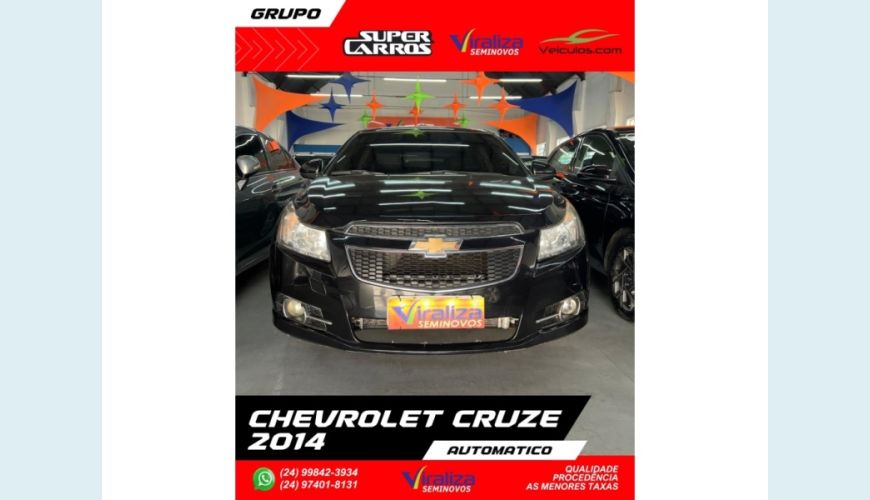 CHEVROLET CRUZE FLEX AUT. 4P - PRETO - 2014 Foto 1 (Grande)