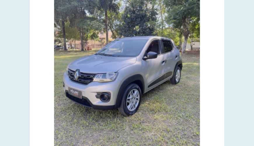RENAULT KWID FLEX MANUAL 4P - PRATA - 2019 Foto 1 (Grande)
