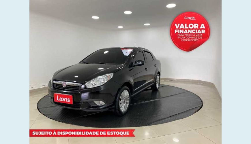 FIAT GRAND SIENA ESSENCE 1.6 16V FLEX MANUAL 4P - PRETO - 2014 Foto 1 (Grande)