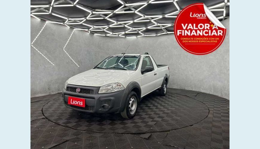 FIAT STRADA HARD WORKING 1.4 FLEX MANUAL 2P - BRANCO - 2019 Foto 1 (Grande)