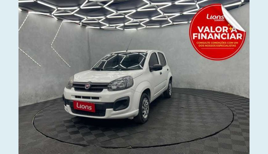 FIAT UNO ATTRACTIVE 1.0 FLEX MANUAL 4P - BRANCO - 2021 Foto 1 (Grande)