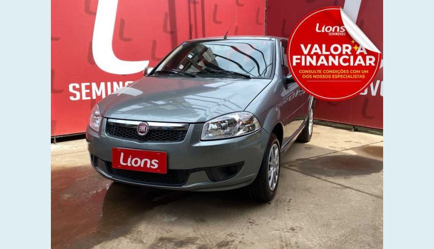FIAT SIENA EL 1.0 8V FLEX MANUAL 4P - CINZA - 2014 Foto 1 (Grande)