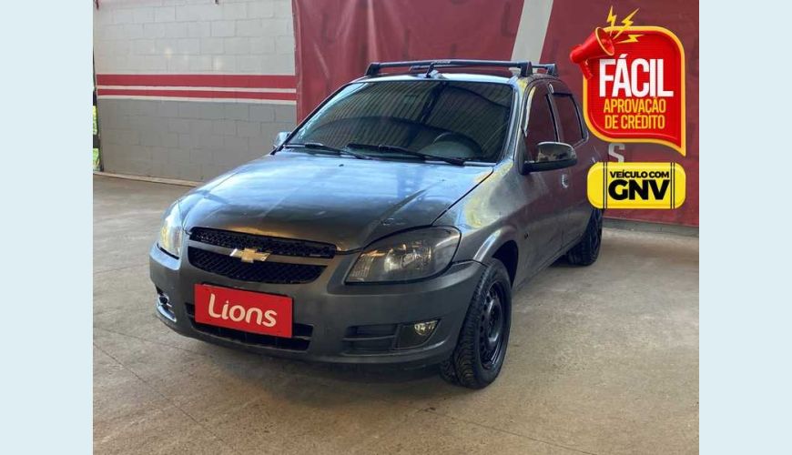 CHEVROLET PRISMA MAXX LT 1.4 FLEX MANUAL 4P - CINZA - 2012 Foto 1 (Grande)
