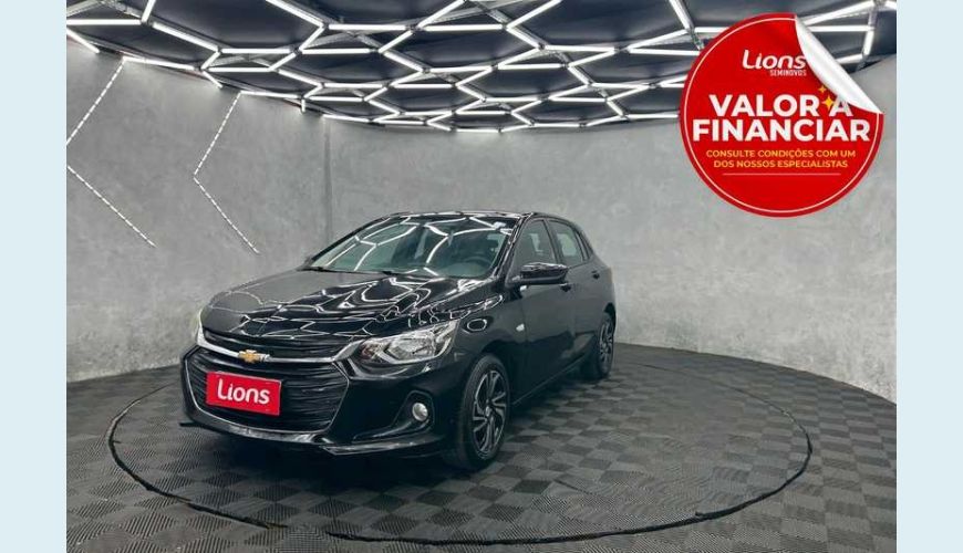 CHEVROLET ONIX LT 1.0 TURBO FLEX MANUAL 4P - PRETO - 2024 Foto 1 (Grande)