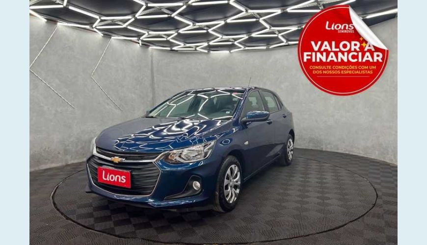 CHEVROLET ONIX LT 1.0 TURBO FLEX MANUAL 4P - AZUL - 2024 Foto 1 (Grande)
