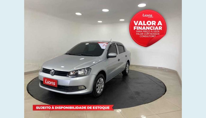 VOLKSWAGEN VOYAGE VHT 1.6 FLEX MANUAL 4P - PRATA - 2014 Foto 1 (Grande)