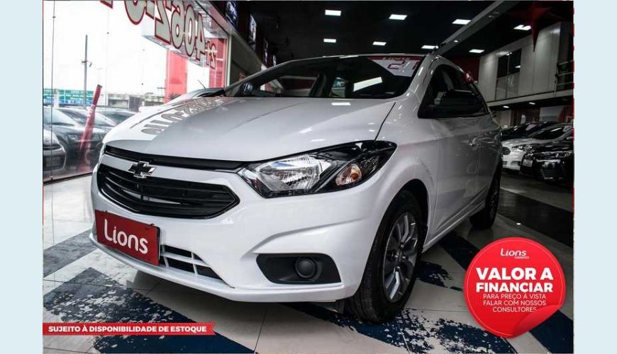 CHEVROLET JOY BLACK EDITION 1.0 8V FLEX MANUAL 4P - BRANCO - 2021 Foto 1 (Grande)