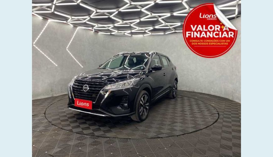 NISSAN KICKS ADVANCE 1.6 FLEX MANUAL 4P - PRETO - 2022 Foto 1 (Grande)