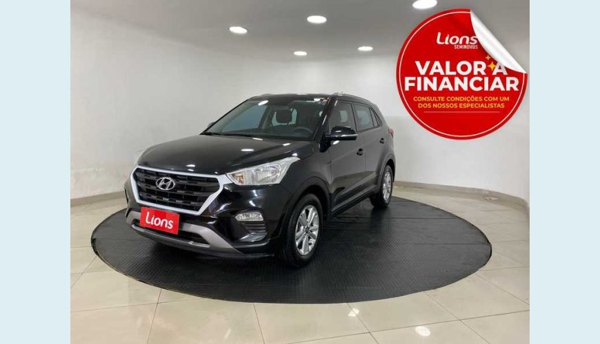 HYUNDAI CRETA PULSE 1.6 FLEX MANUAL 4P - PRETO - 2017 Foto 1 (Grande)