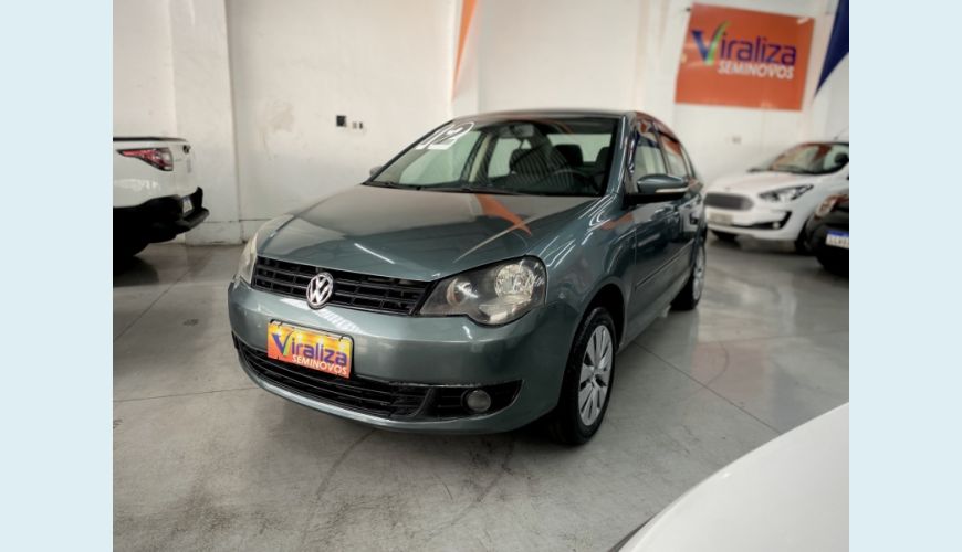 VOLKSWAGEN POLO SEDAN FLEX MANUAL 4P - CINZA - 2012 Foto 1 (Grande)