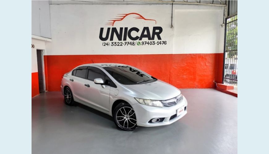 HONDA CIVIC FLEX MANUAL 4P - PRATA - 2014 Foto 1 (Grande)