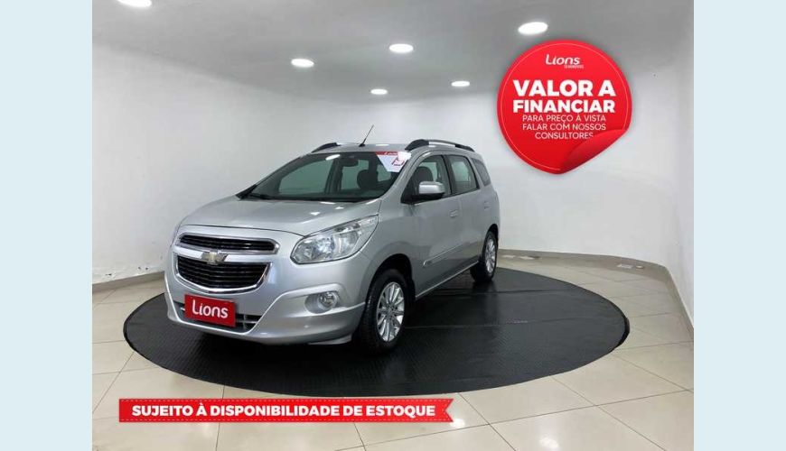 CHEVROLET SPIN LT 5S 1.8 FLEX MANUAL 4P - PRATA - 2015 Foto 1 (Grande)