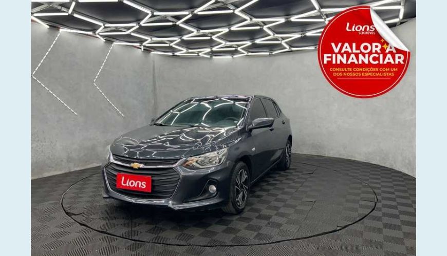 CHEVROLET ONIX LT 1.0 TURBO FLEX MANUAL 4P - CINZA - 2024 Foto 1 (Grande)