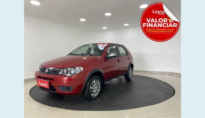 FIAT PALIO FIRE WAY 1.0 8V FLEX MANUAL 4P - VERMELHO - 2015 Foto 1 (Grande)