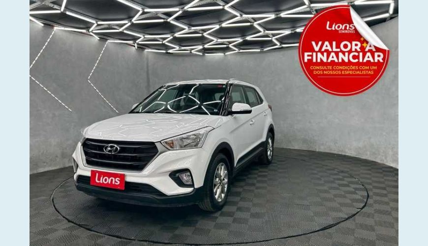 HYUNDAI CRETA ACTION 1.6 FLEX AUT. 4P - BRANCO - 2024 Foto 1 (Grande)