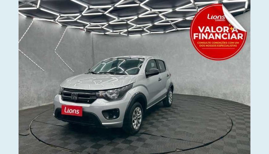 FIAT MOBI LIKE 1.0 FLEX MANUAL 4P - PRATA - 2022 Foto 1 (Grande)