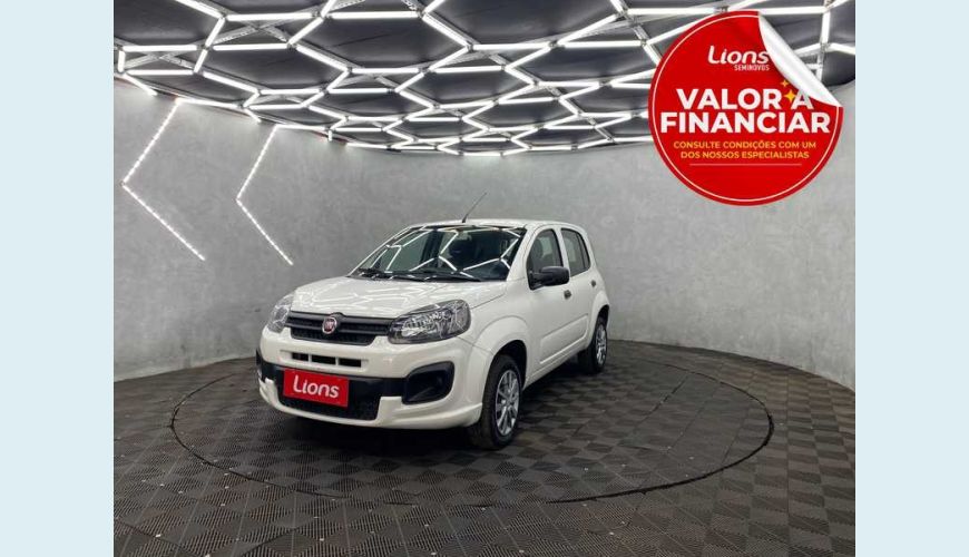 FIAT UNO ATTRACTIVE 1.0 FLEX MANUAL 4P - BRANCO - 2021 Foto 1 (Grande)