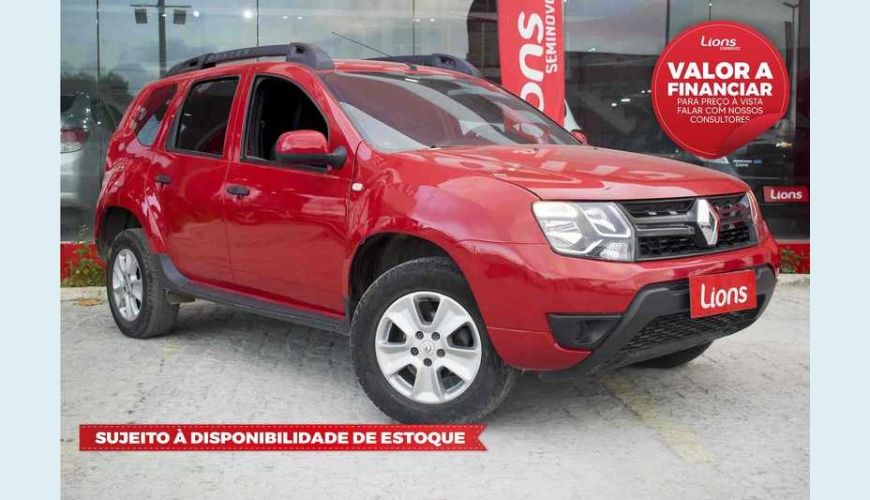 RENAULT DUSTER DYNAMIQUE 1.6 16V FLEX MANUAL 4P - VERMELHO - 2016 Foto 1 (Grande)