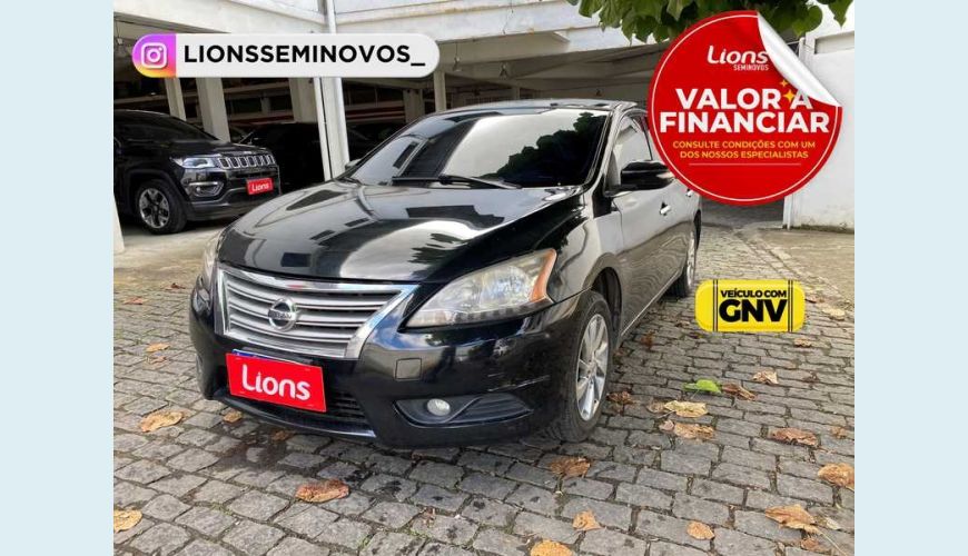 NISSAN SENTRA SV 2.0 16V FLEX AUT. 4P - PRETO - 2014 Foto 1 (Grande)