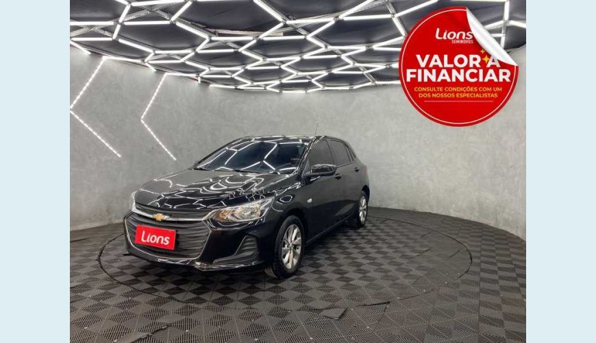 CHEVROLET ONIX LT 1.0 TURBO FLEX MANUAL 4P - PRETO - 2021 Foto 1 (Grande)