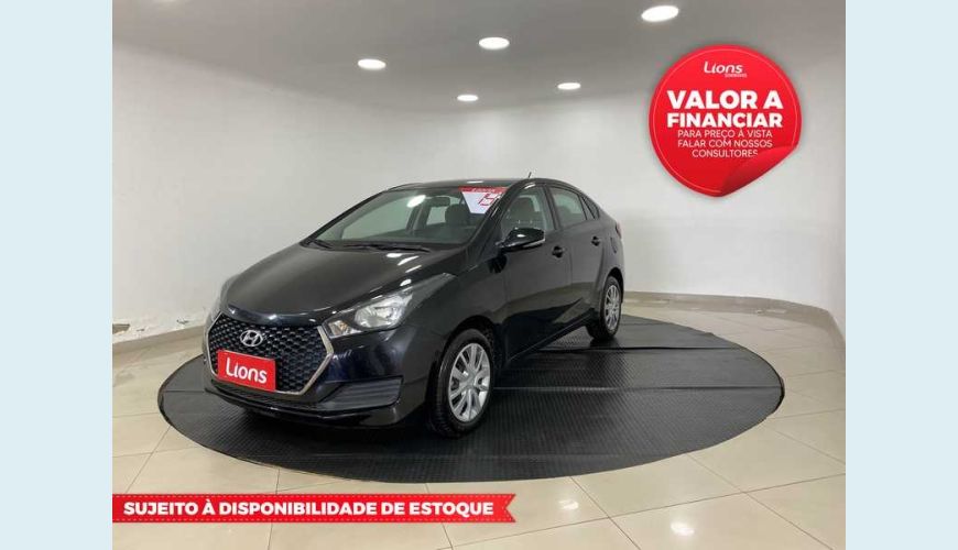 HYUNDAI HB 20 S COMFORT PLUS 1.0 TURBO FLEX MANUAL 4P - PRETO - 2019 Foto 1 (Grande)