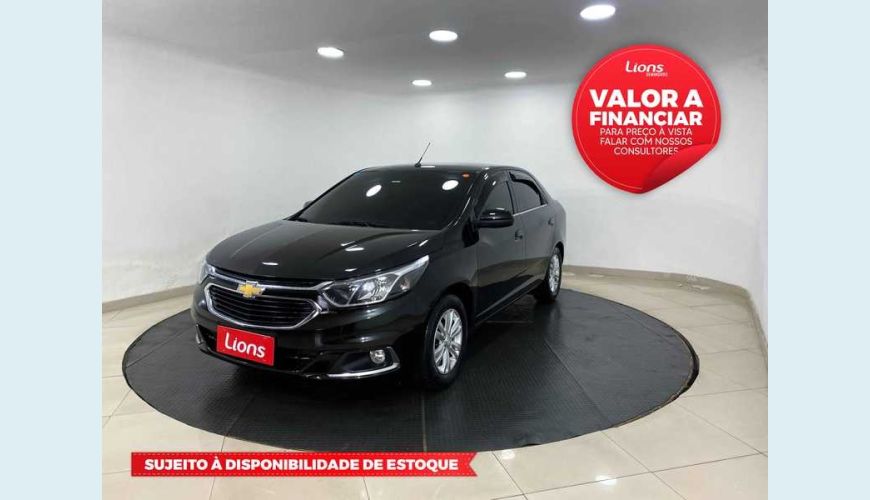 CHEVROLET COBALT LTZ 1.8 8V FLEX AUT. 4P - PRETO - 2019 Foto 1 (Grande)