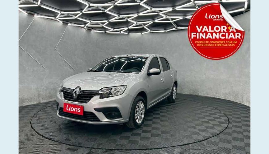 RENAULT LOGAN ZEN 1.0 12V FLEX MANUAL 4P - PRATA - 2021 Foto 1 (Grande)
