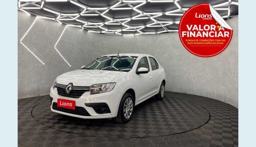 RENAULT LOGAN ZEN 1.0 12V FLEX MANUAL 4P - BRANCO - 2022 Foto 1 (Grande)