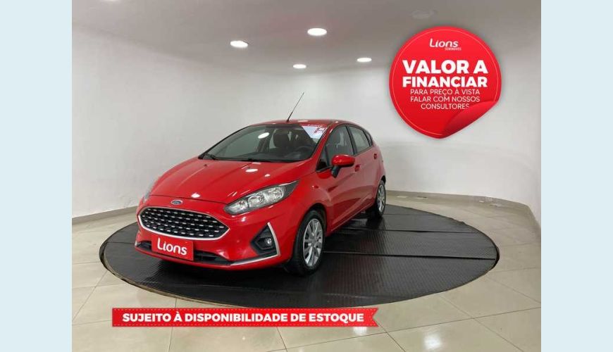 FORD FIESTA SE 1.6 16V FLEX MANUAL 4P - VERMELHO - 2018 Foto 1 (Grande)