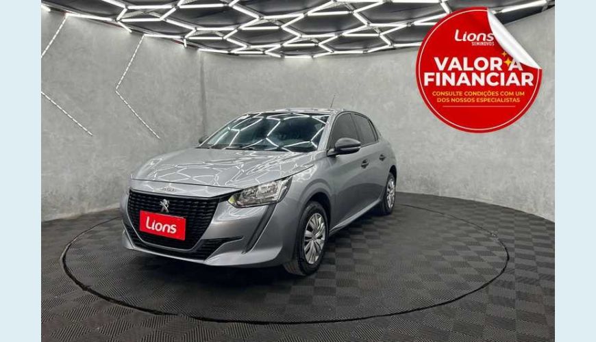 PEUGEOT 208 LIKE 1.0 FLEX MANUAL 4P - CINZA - 2023 Foto 1 (Grande)