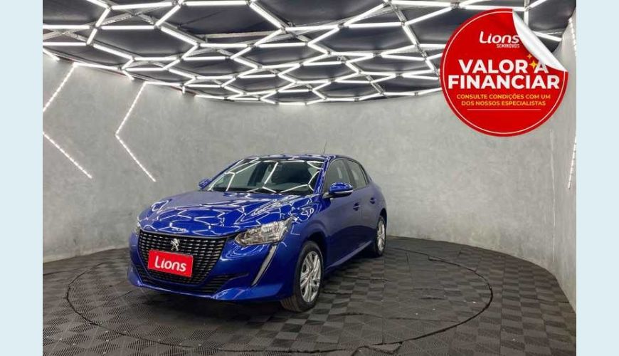 PEUGEOT 208 ACTIVE 1.6 16V FLEX AUT. 4P - AZUL - 2022 Foto 1 (Grande)