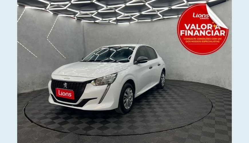 PEUGEOT 208 LIKE 1.0 FLEX MANUAL 4P - BRANCO - 2023 Foto 1 (Grande)