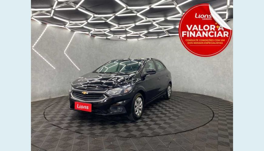 CHEVROLET ONIX LT 1.0 FLEX MANUAL 4P - PRETO - 2019 Foto 1 (Grande)
