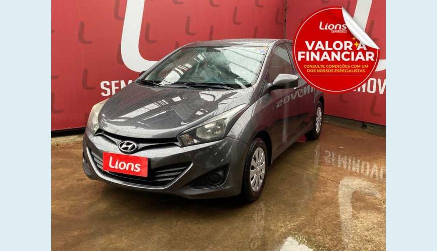 HYUNDAI HB 20S COMFORT PLUS 1.0 FLEX MANUAL 4P - CINZA - 2014 Foto 1 (Grande)