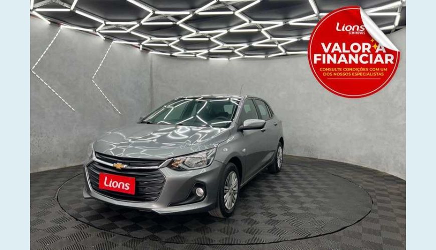 CHEVROLET ONIX LT 1.0 TURBO FLEX MANUAL 4P - PRATA - 2024 Foto 1 (Grande)