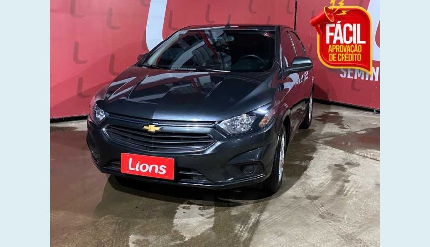 CHEVROLET PRISMA ECO LT 1.4 FLEX MANUAL 4P - CINZA - 2019 Foto 1 (Grande)
