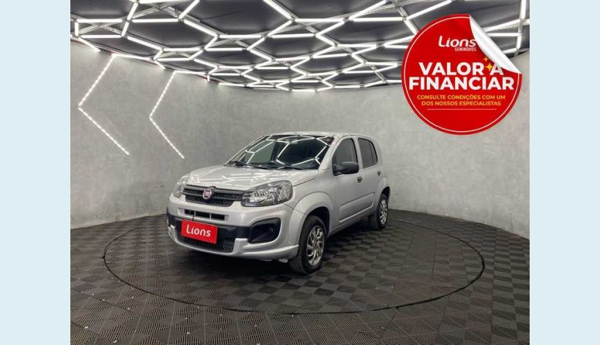 FIAT UNO ATTRACTIVE 1.0 FLEX MANUAL 4P - PRATA - 2021 Foto 1 (Grande)